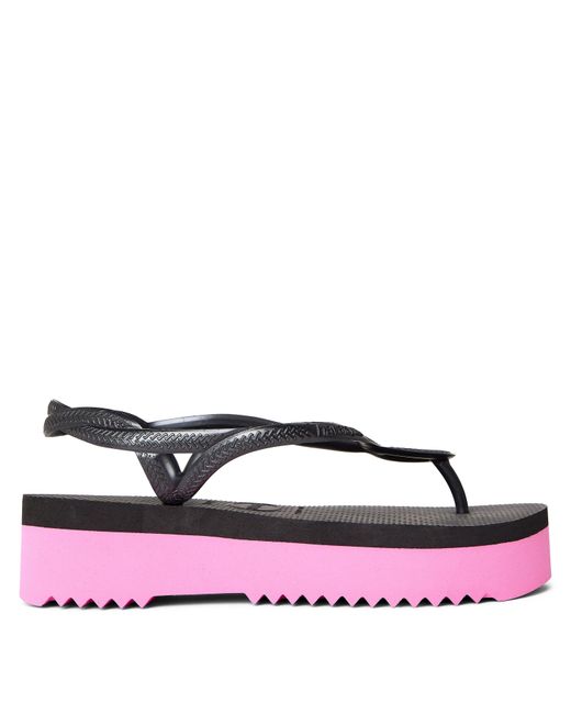 Havaianas Pink Luna Platform Cool Crocus Rose Flip Flops