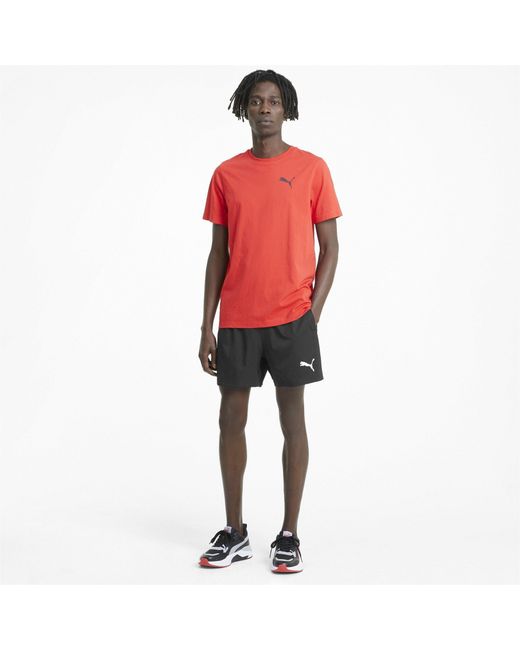 PUMA Black Essentials Logo Woven Shorts 5 for men