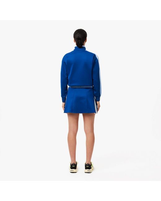 Lacoste Blue Adjustable Colour-Block Interlock Skirt