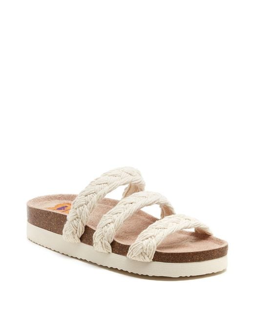 Rocket Dog White Ashley String Braid Sandal