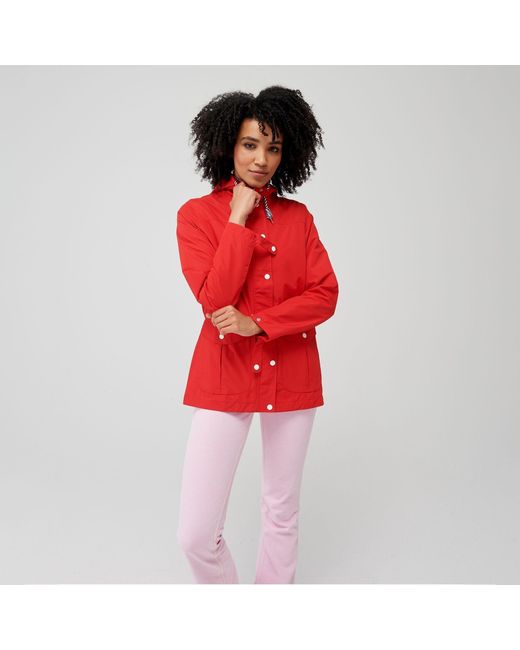 Regatta Red Bayarma Breathable Long Sleeve Waterproof Jacket