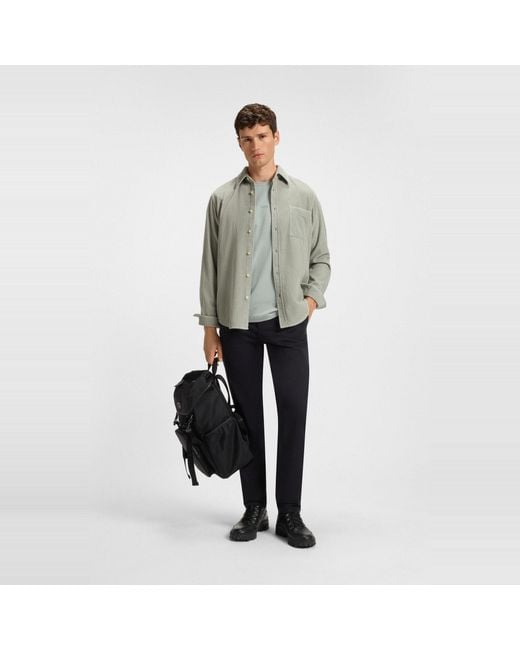 Boss Gray Relegant Long Sleeve Shirt for men