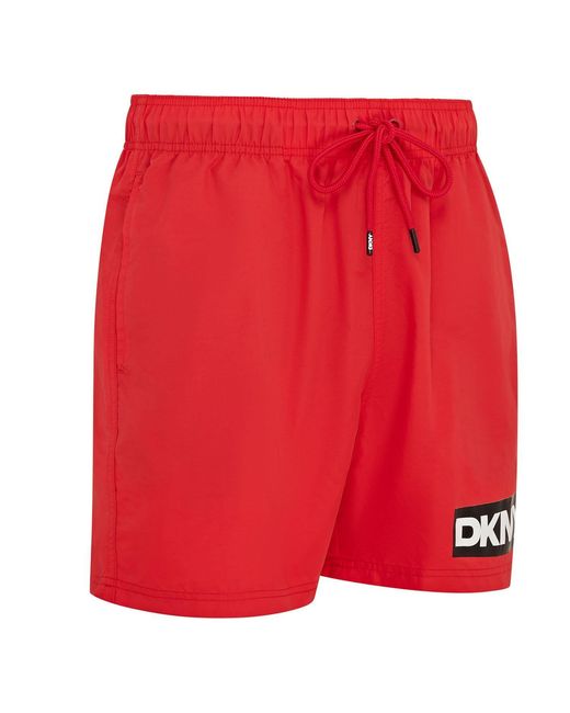 DKNY Red Swim Shorts Kos for men