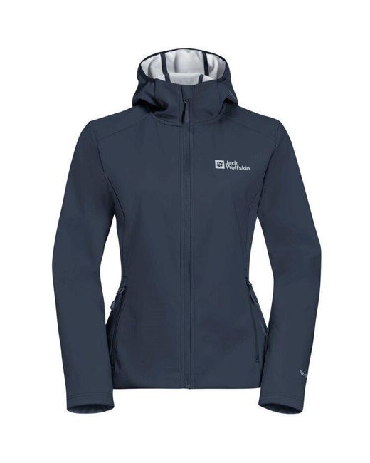 Jack Wolfskin Blue Softshell Jacket
