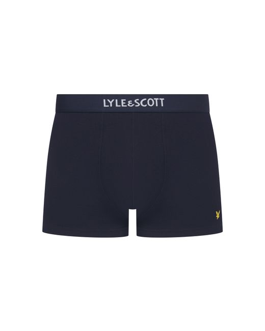 Lyle & Scott Blue Devon Boxers for men