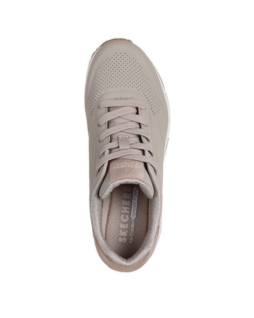 Skechers Gray Uno Stand On Air Trainers