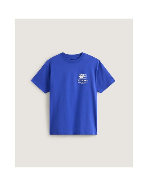 Vans Blue Stockpile Ss Tee for men