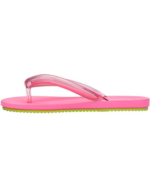 Melissa Pink Airflow Flip Flops