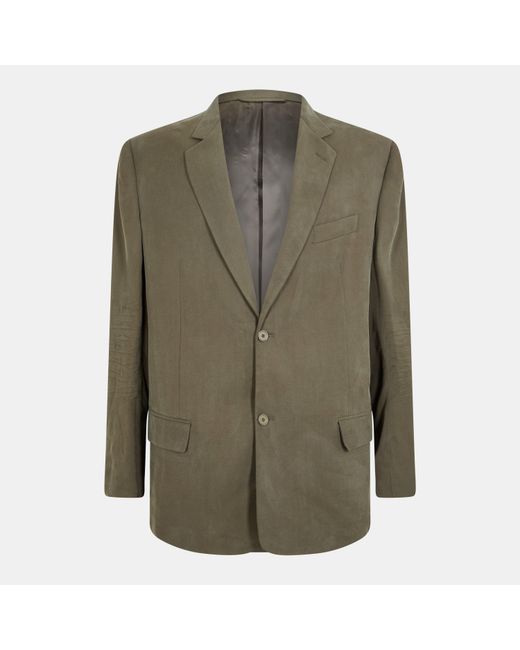 Balenciaga Green Structured Tailored Blazer for men