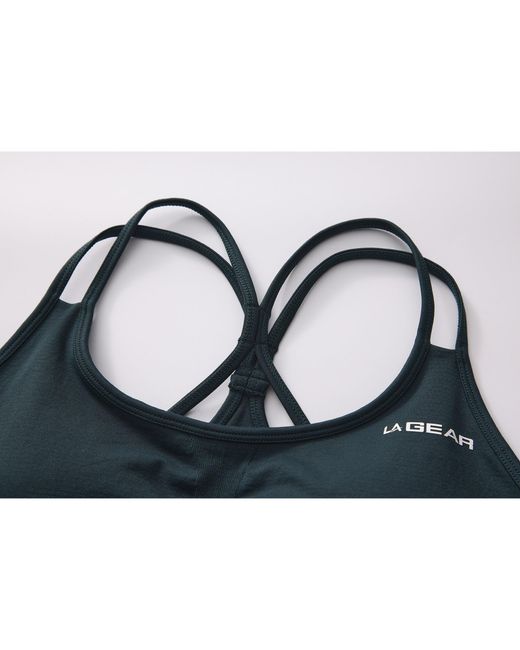 La Gear Blue Seamless Bra