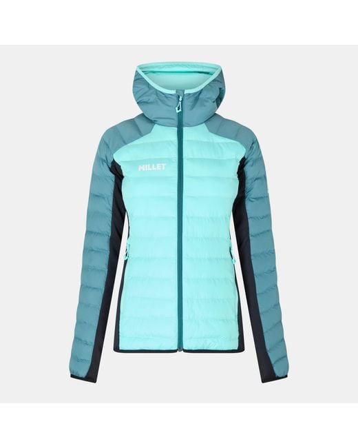 Millet Blue Firtzroy Insulated Weather-Resistant Tailored Fit Down Jacket