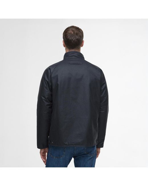 Barbour Blue Cordhill Waxed Jacket for men