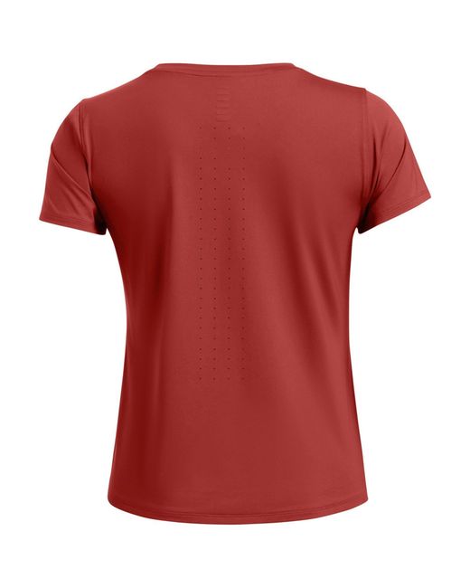 Under Armour Red Launch Elite Long-Sleeve Performance Gym Top