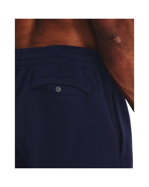 Under Armour Blue Ua Rival Fleece Shorts for men