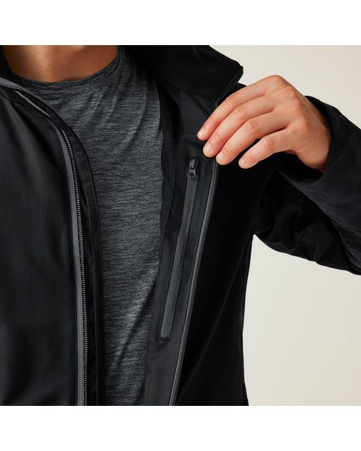 Regatta Black Oakhowe Waterproof Isotex Jacket for men