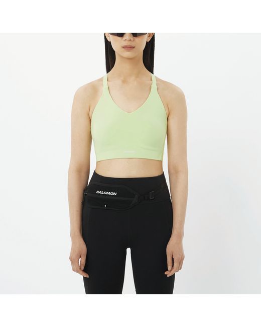 Salomon Green Shakeout Bliss Sports Bra