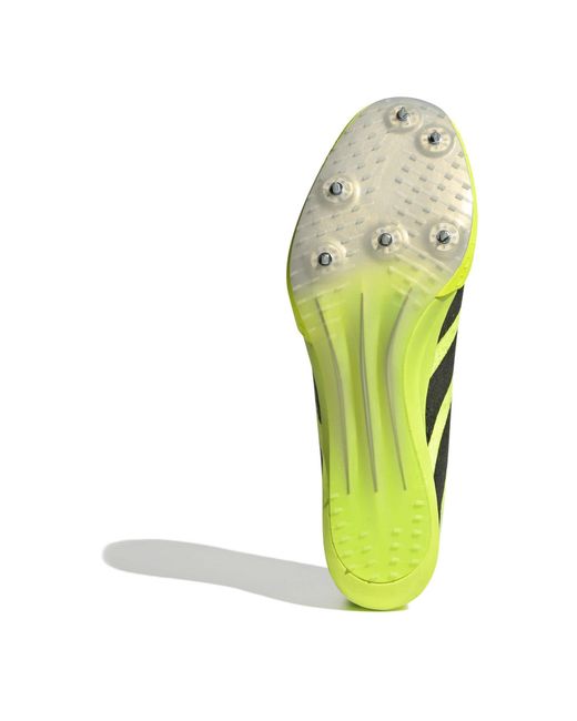 Adidas Yellow Adizero Track Running Spikes Adults