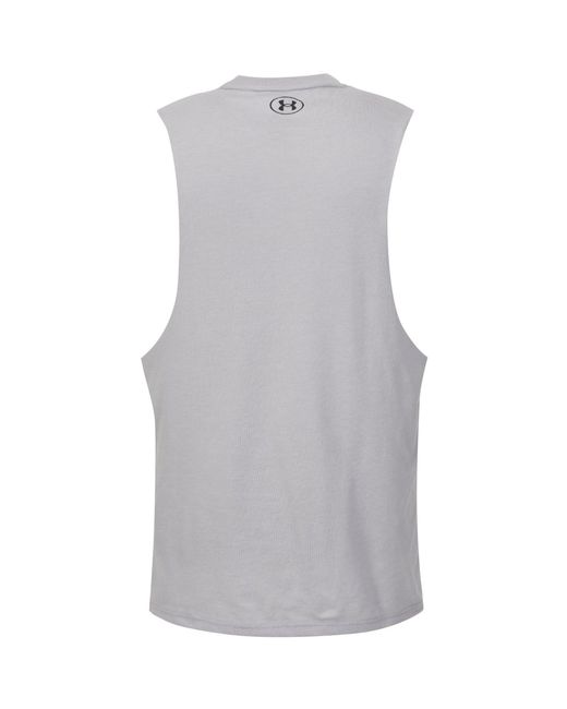 Under Armour Gray Regular Fit Graphic T-Shirt for men
