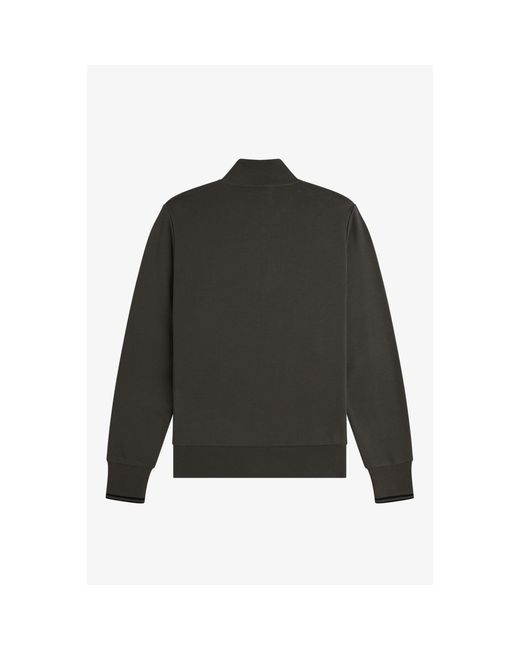 Fred Perry Black Fredperry Half Zip Top for men