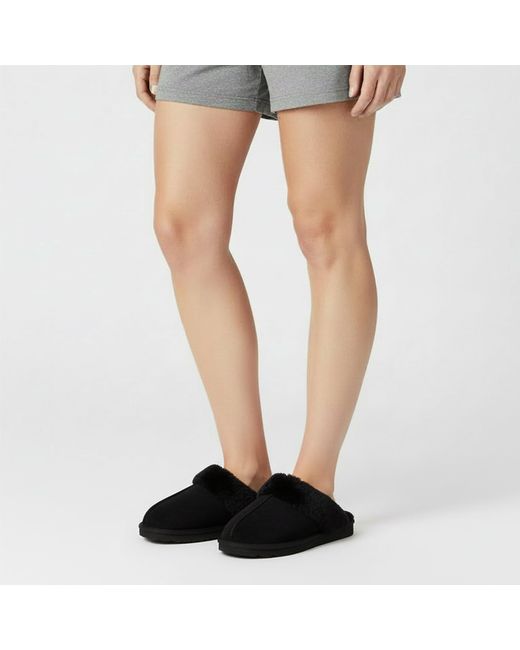 Jack Wills Black Mule Slippers