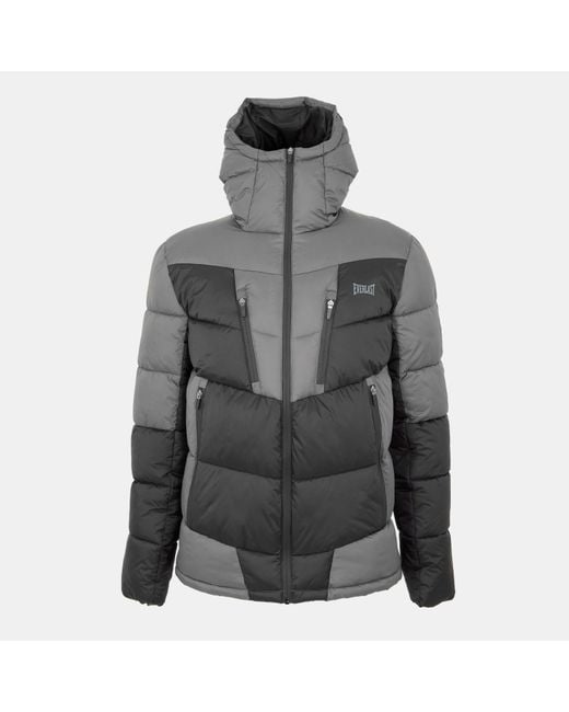 Everlast Gray Tech Short Puffer Jacket for men