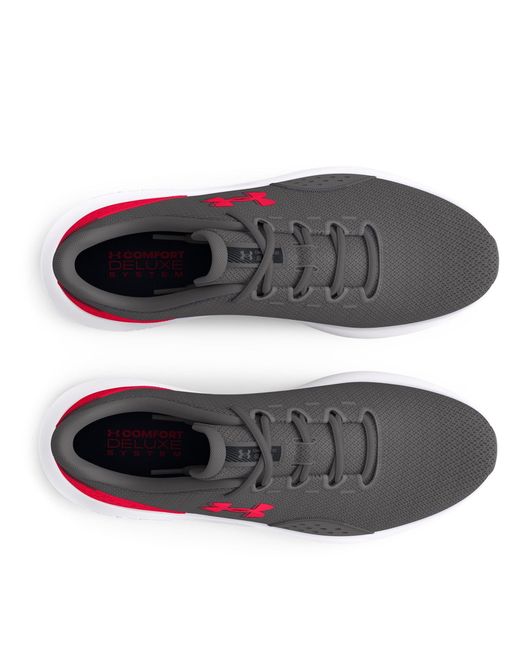 Under Armour Gray Charged Surge 4 Running Shoes for men