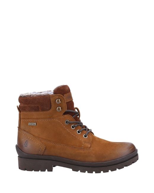 Hush Puppies Brown Annay Mid Boots