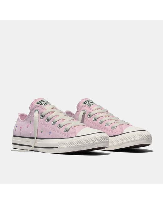 Converse Pink Adults Chuck Taylor All Star Low-Top Trainers