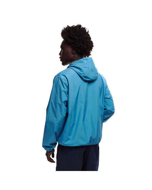 Aquascutum Blue Rain Anorak Jacket for men