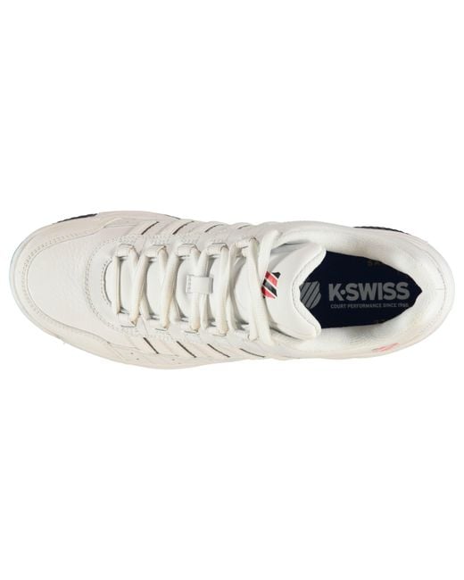 K-swiss White K Court Blast Tennis Shoes for men