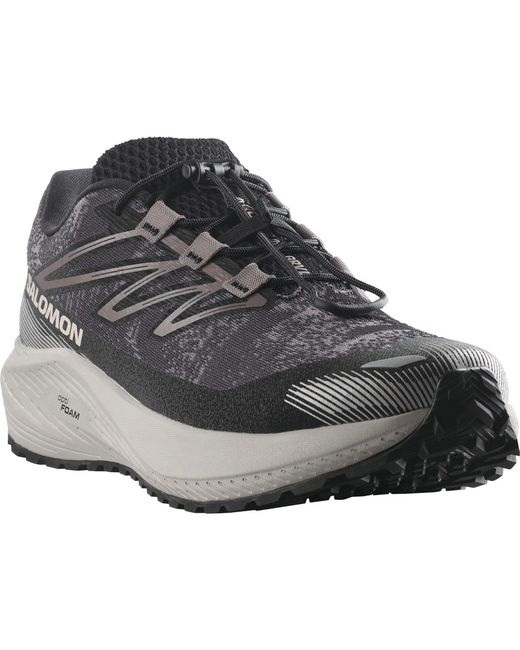 Salomon Black Aero Flow Gravel Trail Running Shoes for men