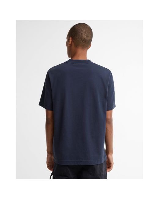 Barbour Blue T-Shirt for men