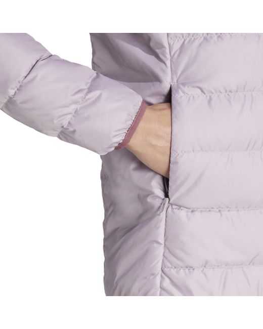 Adidas Purple Terrex Multi Light Down Jacket
