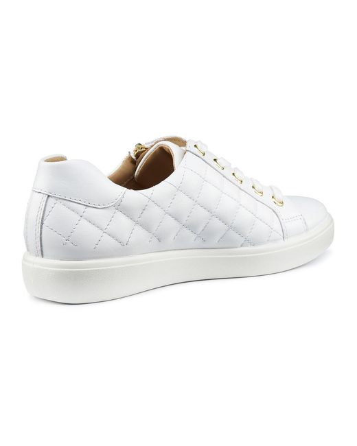Hotter White Wonder Trainers Wide Fit