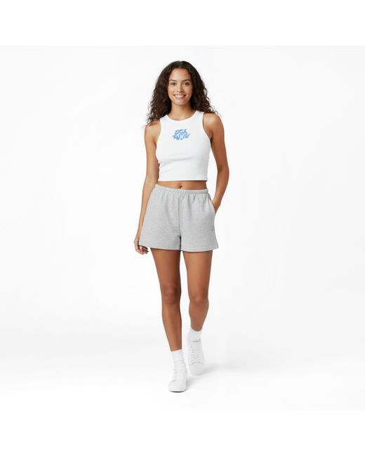 Jack Wills Gray Slouchy Fleece Jogger Shorts