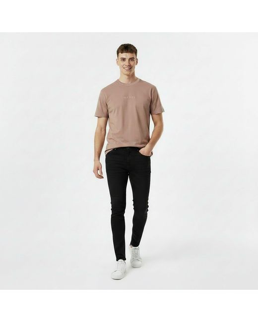 Jack Wills Brown Jacquard T-Shirt for men