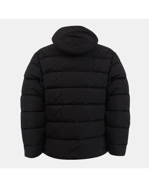 C P Company Black Chrome-R Goggle Down Jacket for men