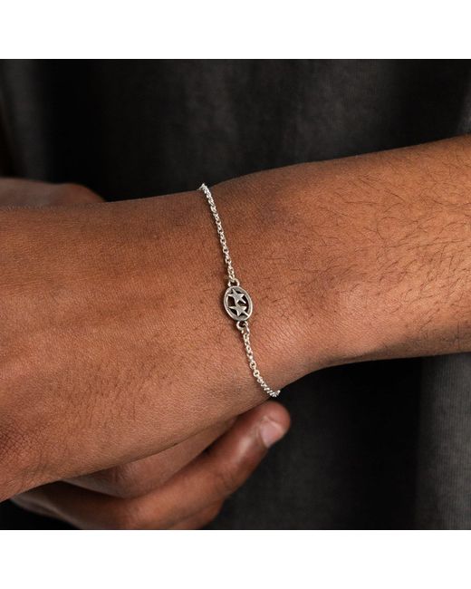 Twojeys Metallic Superstar Chain Bracelet for men