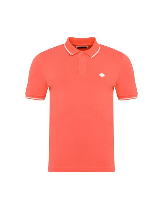 Eden Park Pink Short-Sleeved Polo Shirt for men