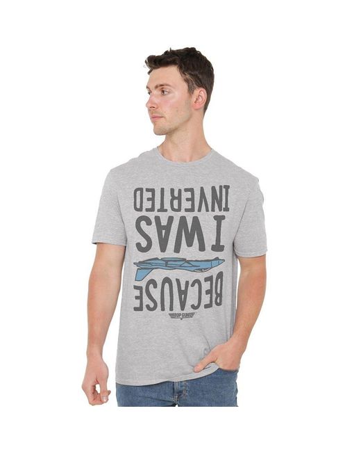 top gun Gray The Great Move T Shirt Athletic Heather for men