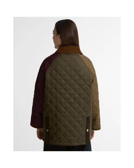 Barbour Brown B.Li Bedale Patch Ql Ld64
