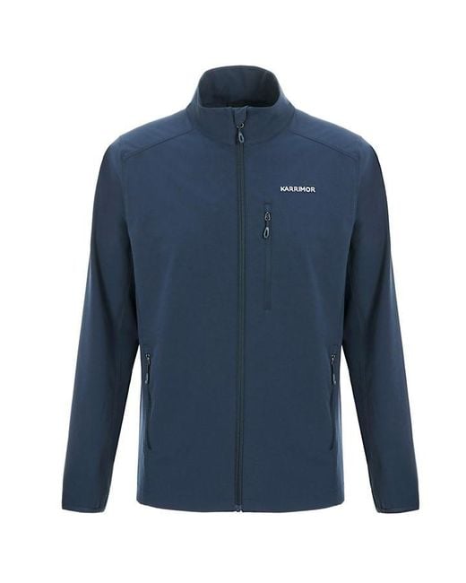 Karrimor Blue Alpha Softshell Jacket for men