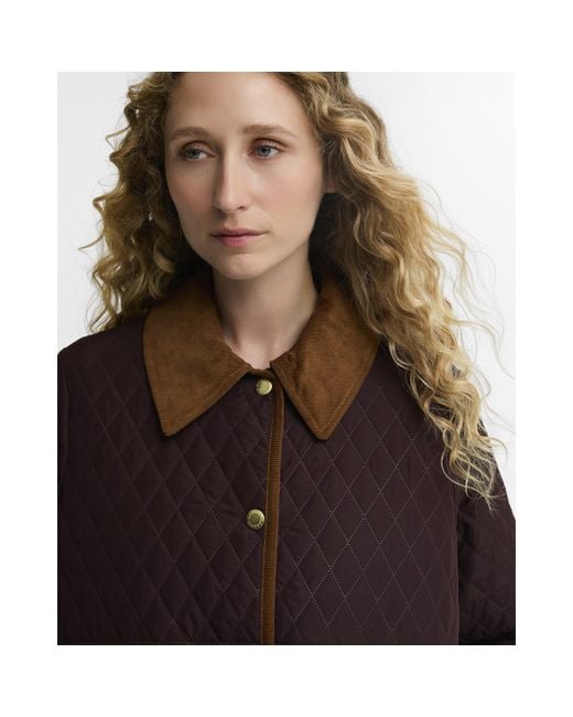 Barbour Brown B.Li Whickham Qlt Jk Ld64
