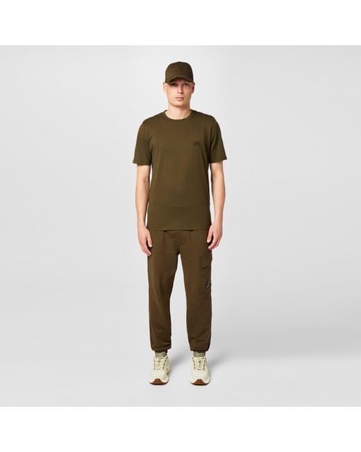 C P Company Green 30/1 Jersey T-Shirt for men