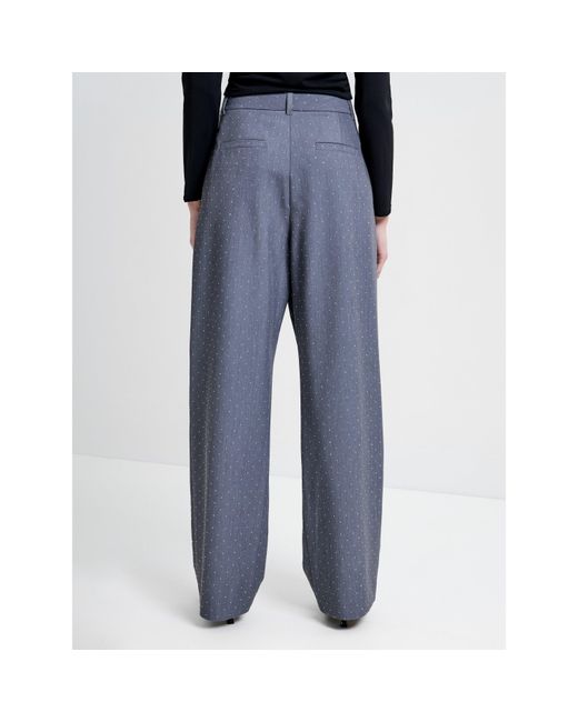 French Connection Blue Wide Leg Trousers