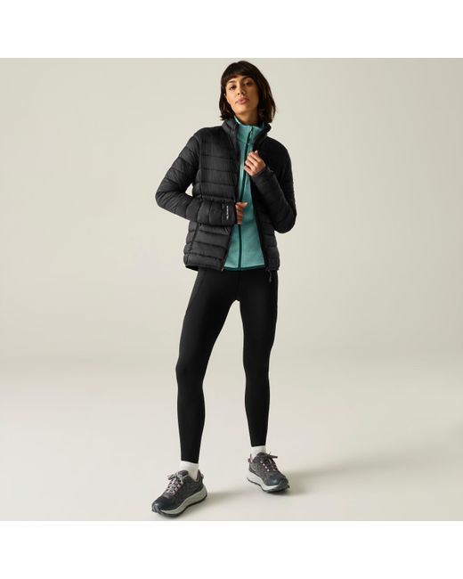 Regatta Black Marizon Weatherproof Synthetic Insulated Puffer Jacket