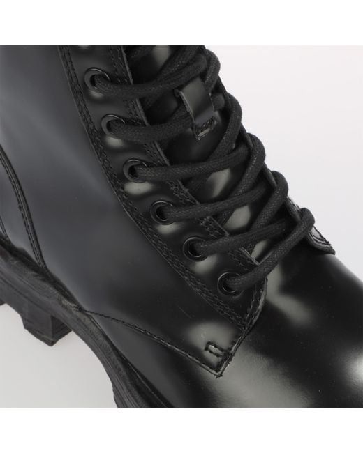 DIESEL Black D-Hammer Boots