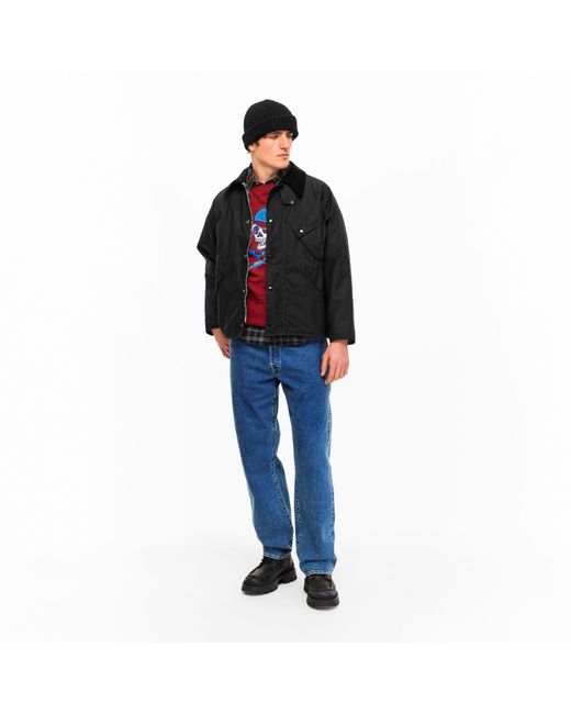 Barbour Blue Pacemaster Waxed Jacket for men