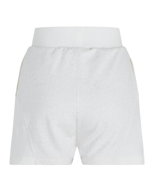 Reebok White Vars Hr Short Fleece Jogger Shorts