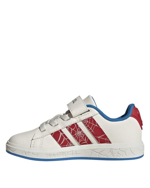Adidas Multicolor Grand Court Spider- Low-Top Trainers for men